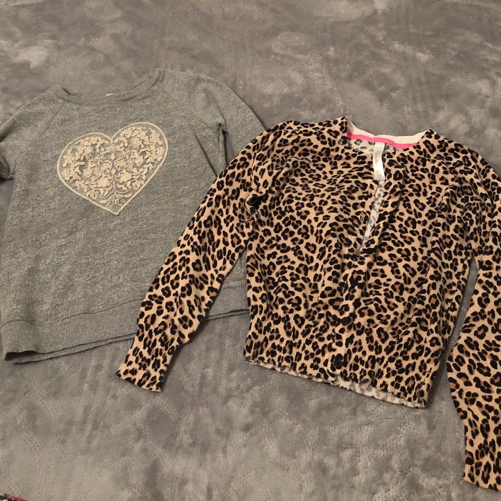 Sweater and cardigan lot girls size 10/12